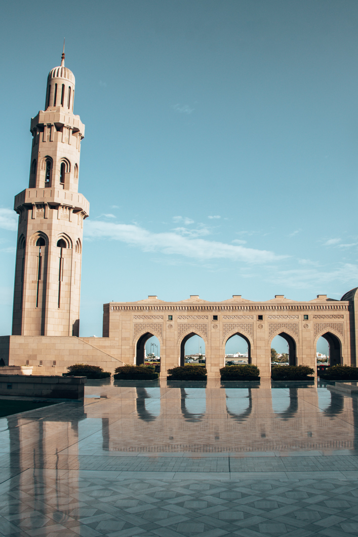 Sultan Qaboos Grand Mosque reflection