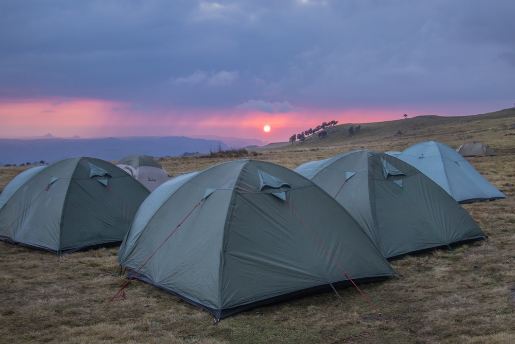Gich campsite tents