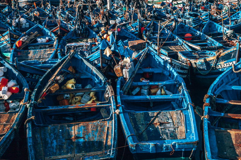 Essaouira Blue Boats