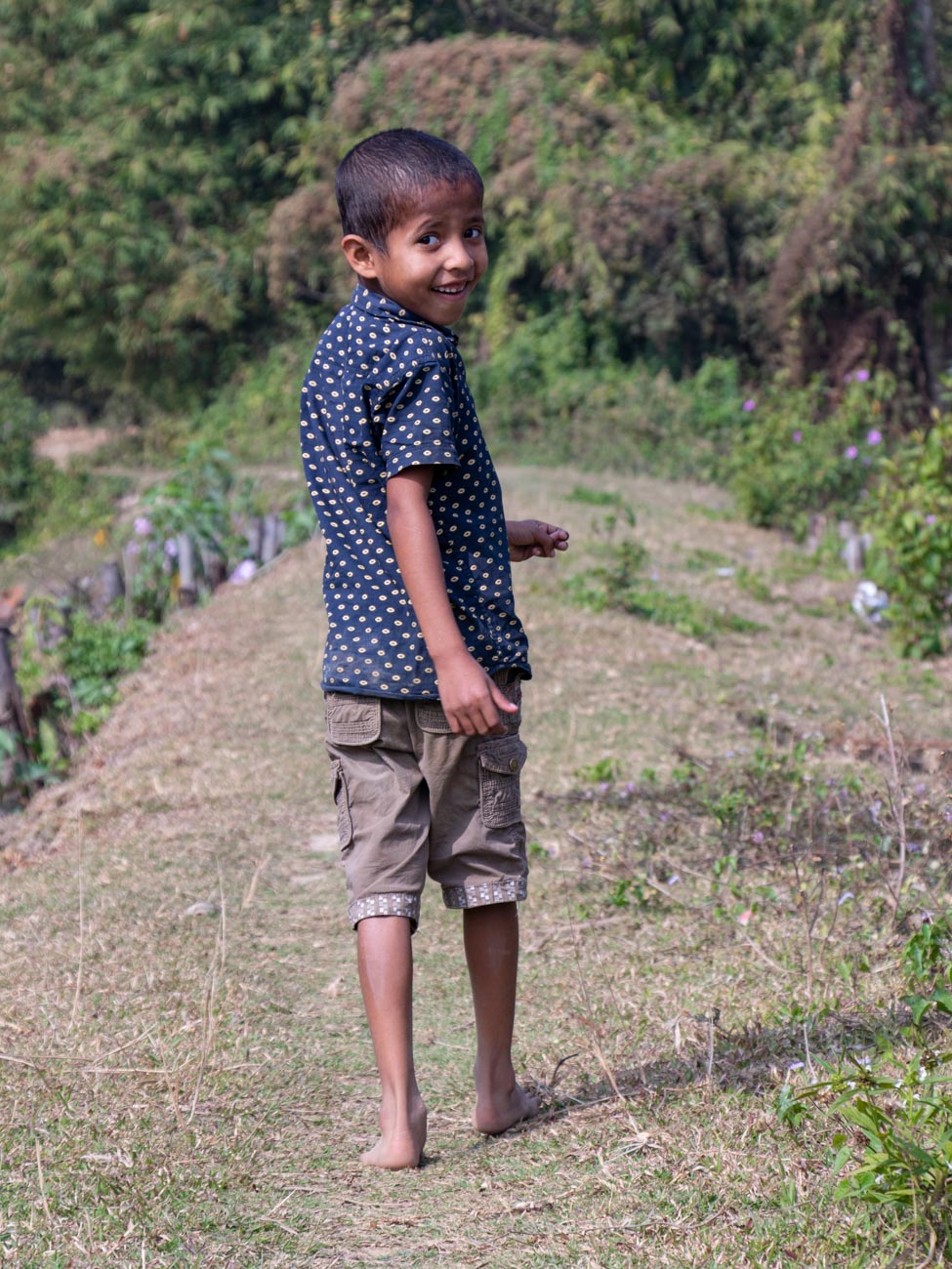 Local boy by the Lalakhal River - Bangladesh