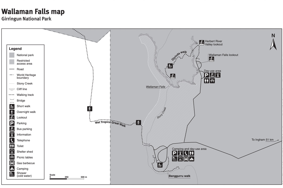 Wallaman Falls Walk Map
